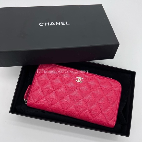 Authentic Chanel Classic caviar zippy long wallet - Picture 9 of 16